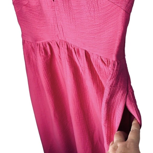 Rachel Comey Terry Keyhole Textured Midi Dress Womens Size Large NWT $595 - Picture 13 of 16